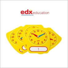 [edx에듀케이션]쓰고지우는모형시계/12시간/5개세트/학생용
